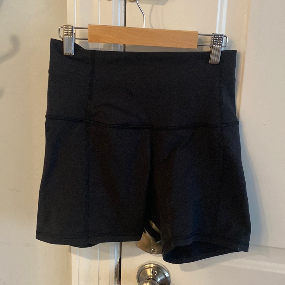 Lululemon bike shorts. 4” inseam. Black